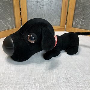 The DOG Artist Collection Plush Black Lab 14” Cute Big Nose Lovey Teddy Vintage